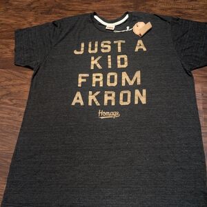 Homage Charcoal Gray Kids T-Shirt